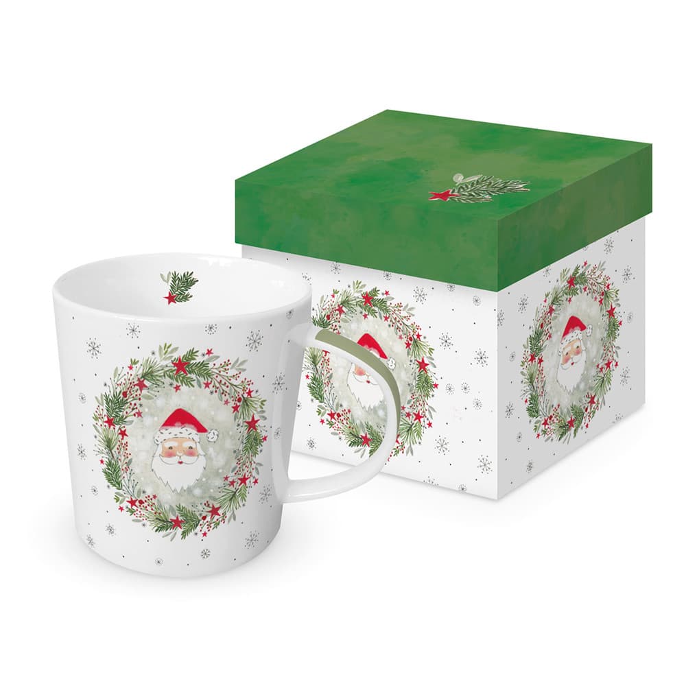 ppd Wreath & Santa Trend Becher Geschenkpackung