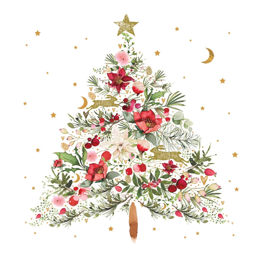 ppd Serviette Beautiful Christmas Tree 33x33cm
