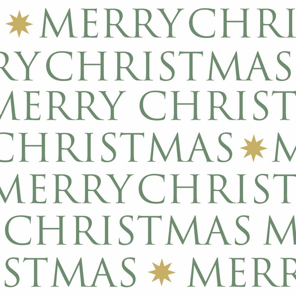 ppd Serviette Christmas Letters Forest 33x33cm