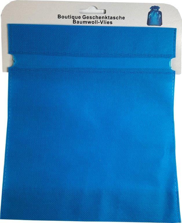 BOCK Geschenktüte Non-Woven gross blau 35 x 27cm