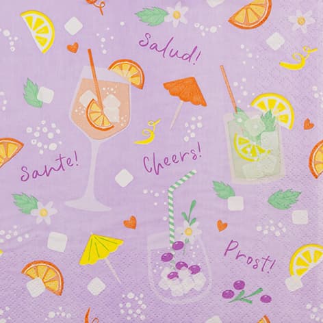 Servietten Cocktail Party 33x33cm