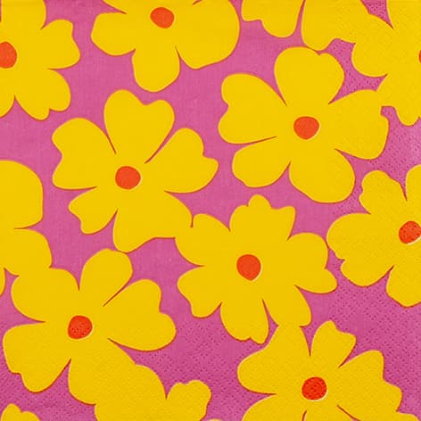 Servietten Floral Pop Art 33x33cm