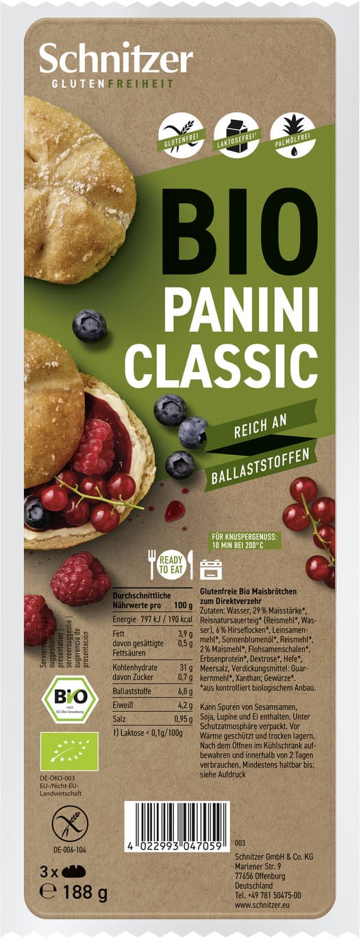 Schnitzer Bio Panini Classic