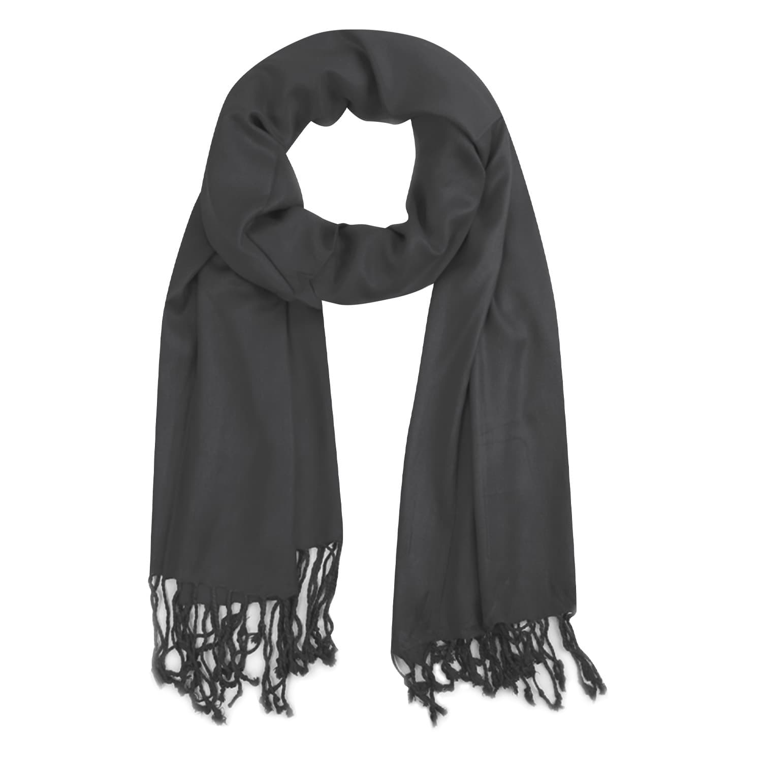 Schal Pashmiran mit Fransen