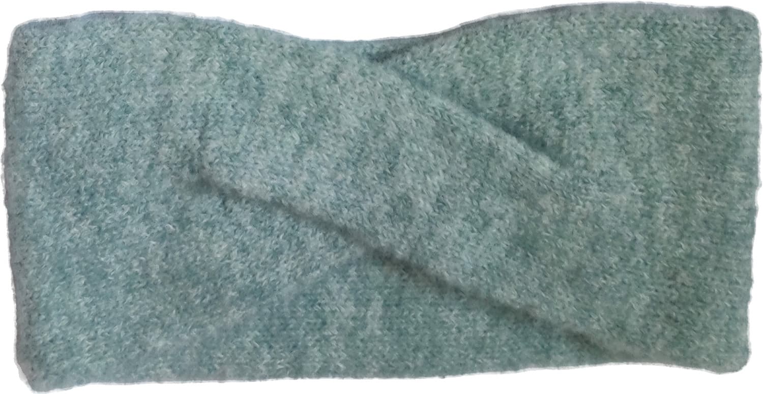 Strickstirnband Uni Melange