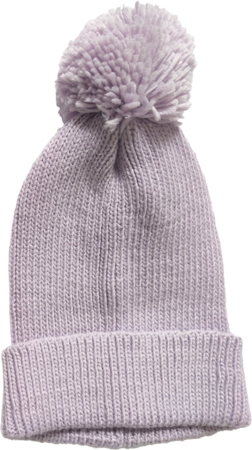 Strickmütze mit Bommel 