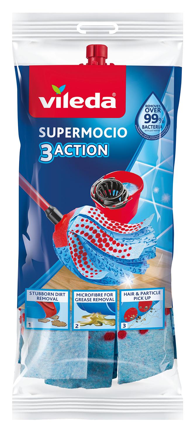 vileda Wischmopp Ersatzkopf SuperMocio