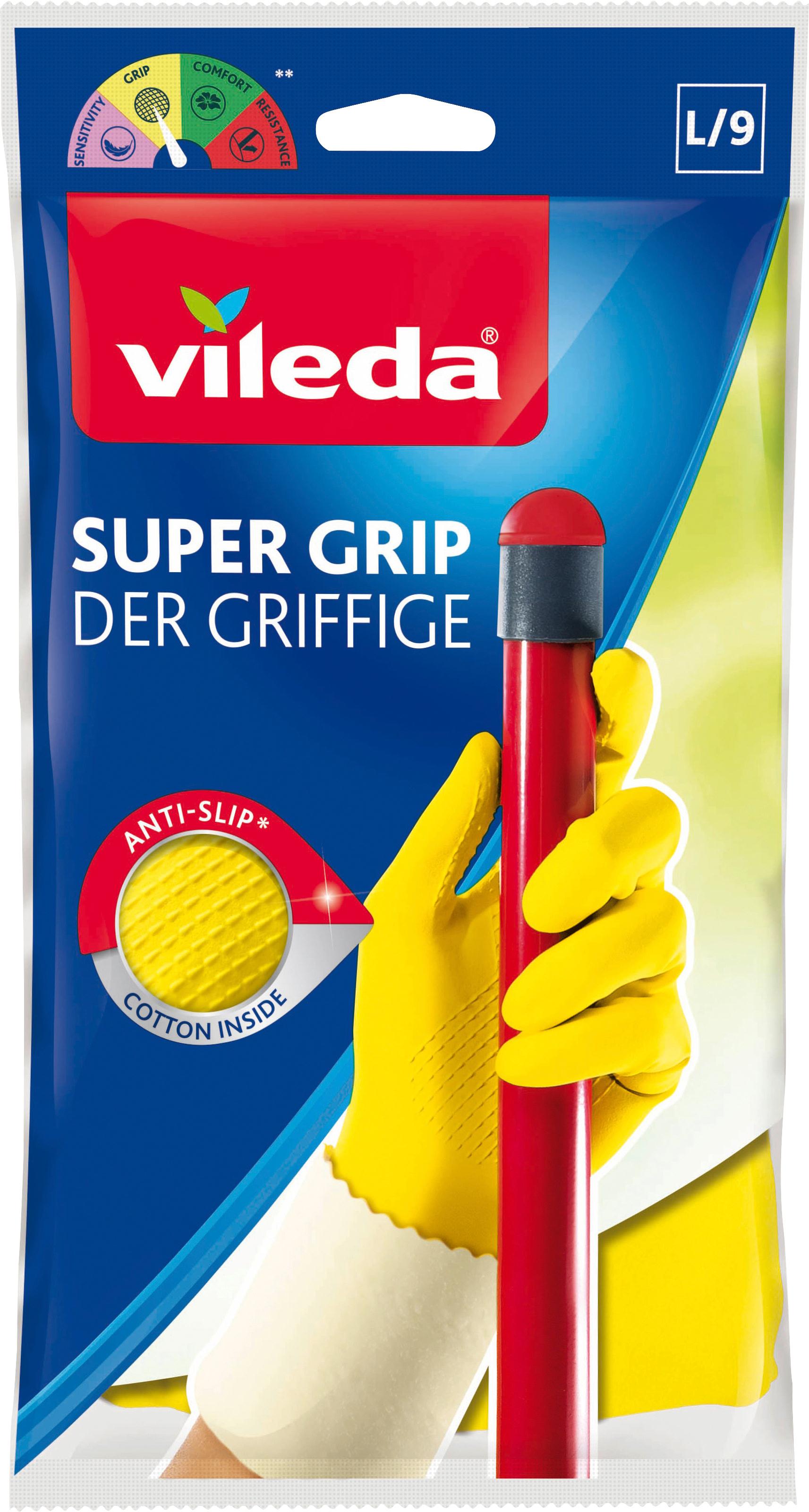 Vileda Handschuh Super Grip Der Griffige L