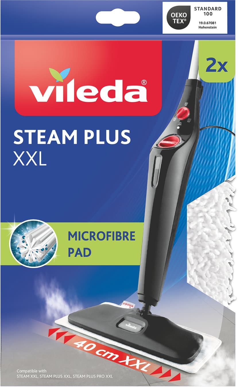Vileda Steam Plus XXL Ersatzbezug 2er Pack