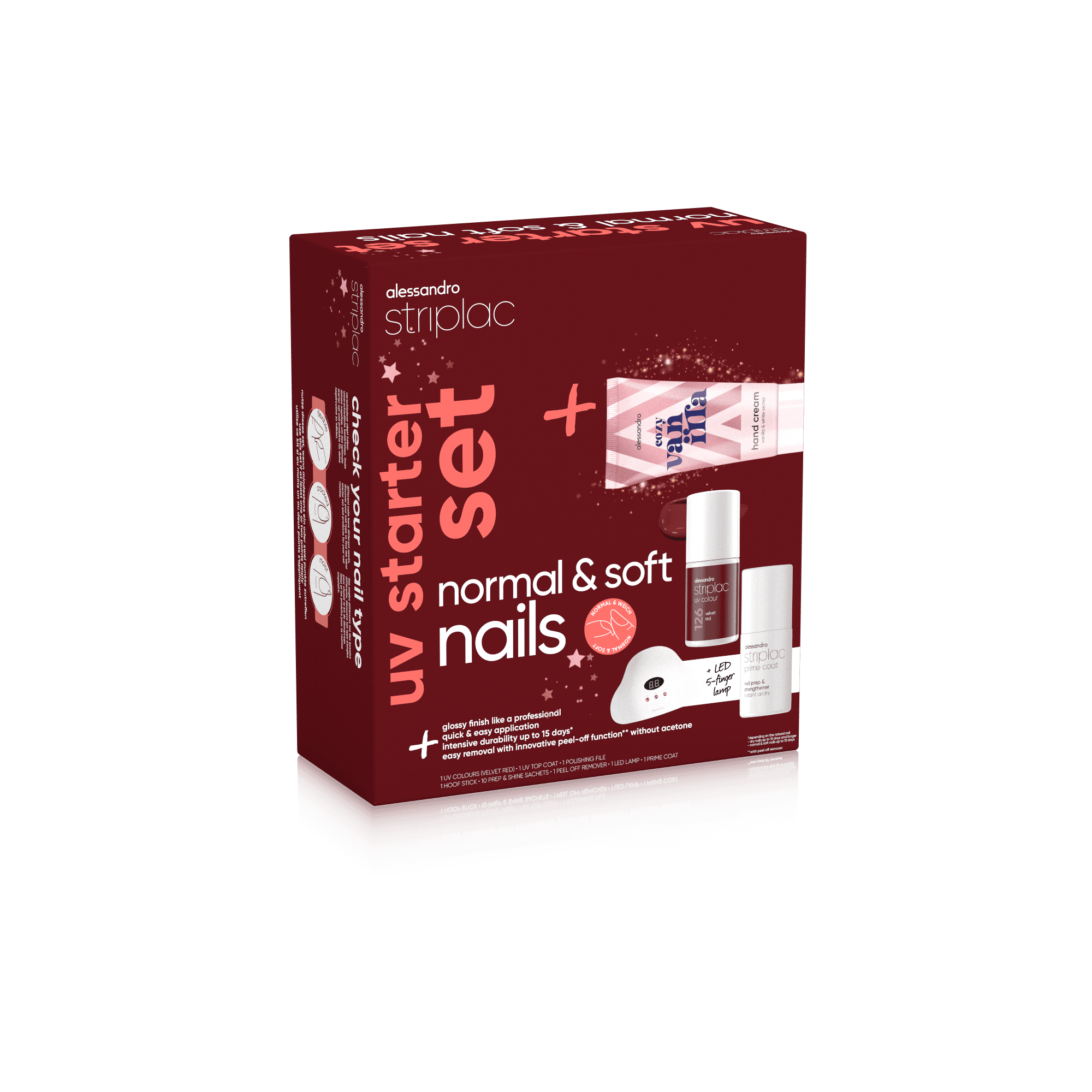 alessandro Striplac UV Starter Set Normal & Soft Nails Geschenkpackung