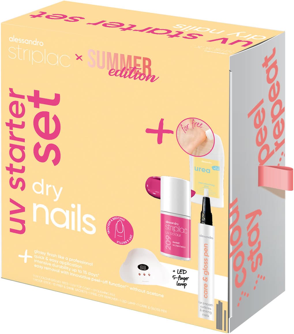 alessandro Striplac UV Colour Dry Nails Starterset