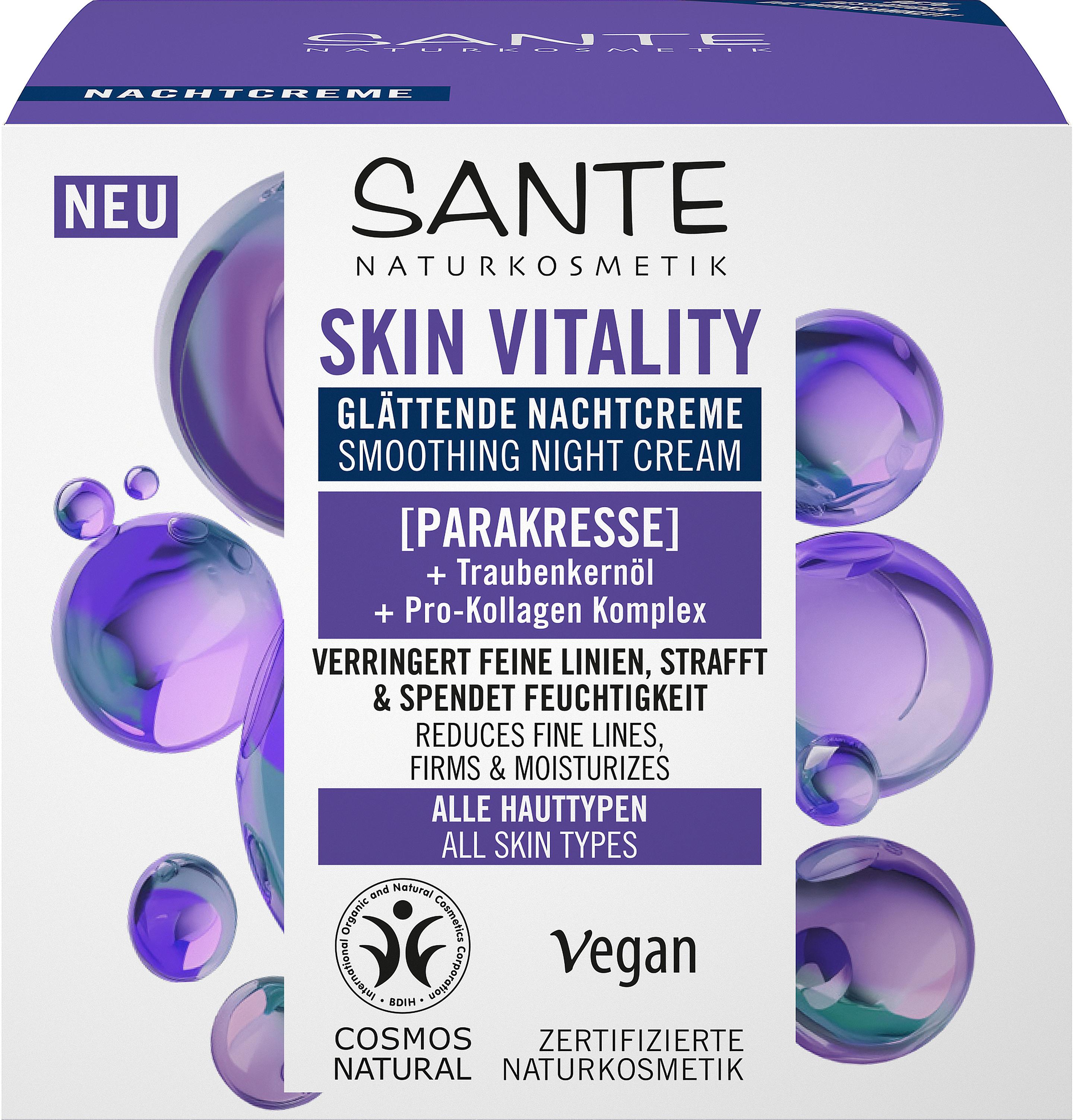 SANTE SKIN VITALITY Glättende Nachtcreme