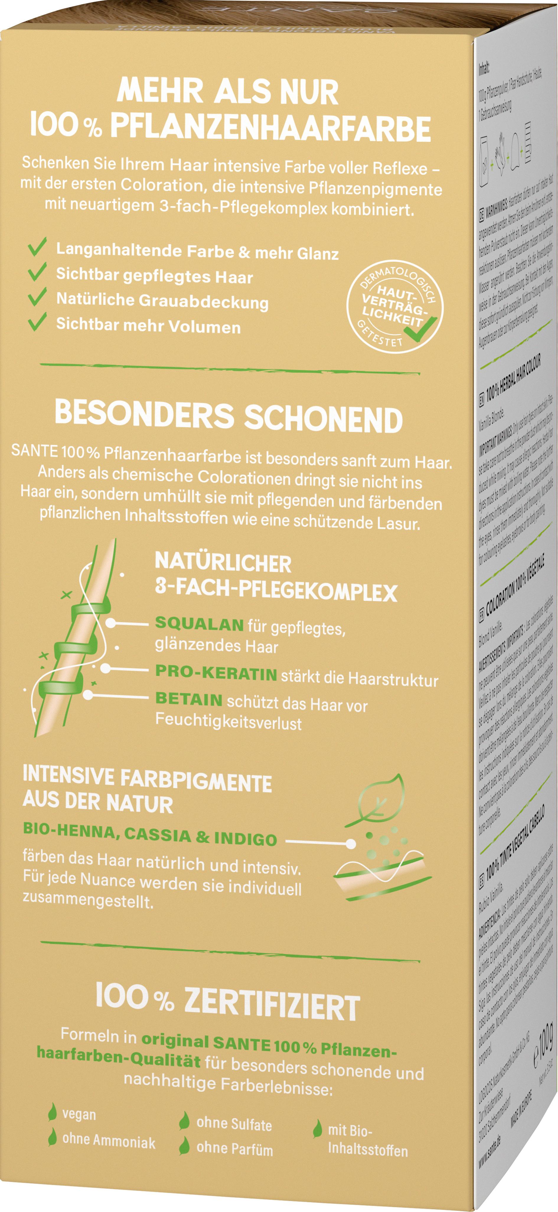 Produktbild SANTE 100% Pflanzen Haarfarbe Vanilleblond 2 von 4