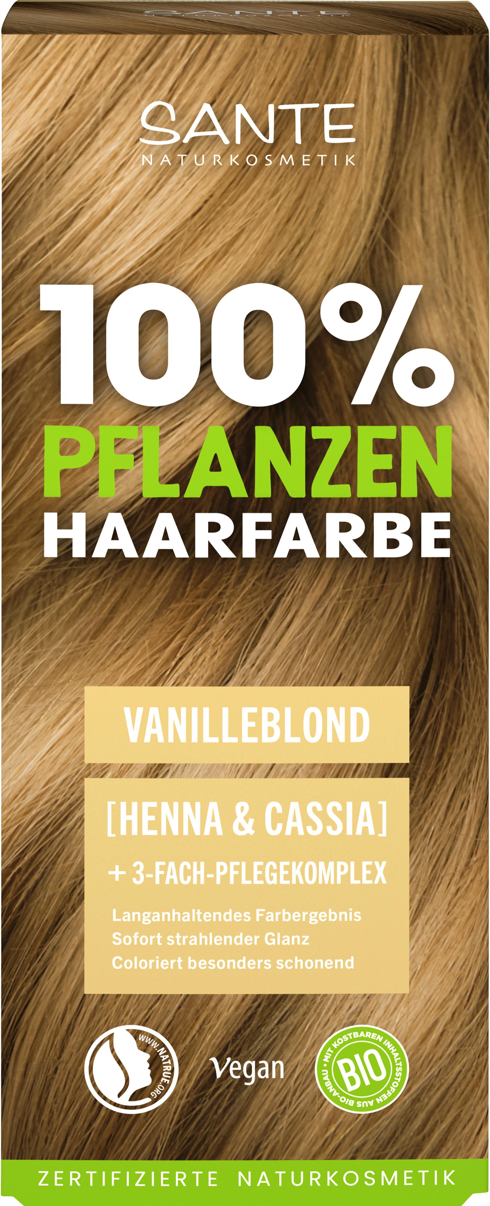 SANTE 100% Pflanzen Haarfarbe Vanilleblond