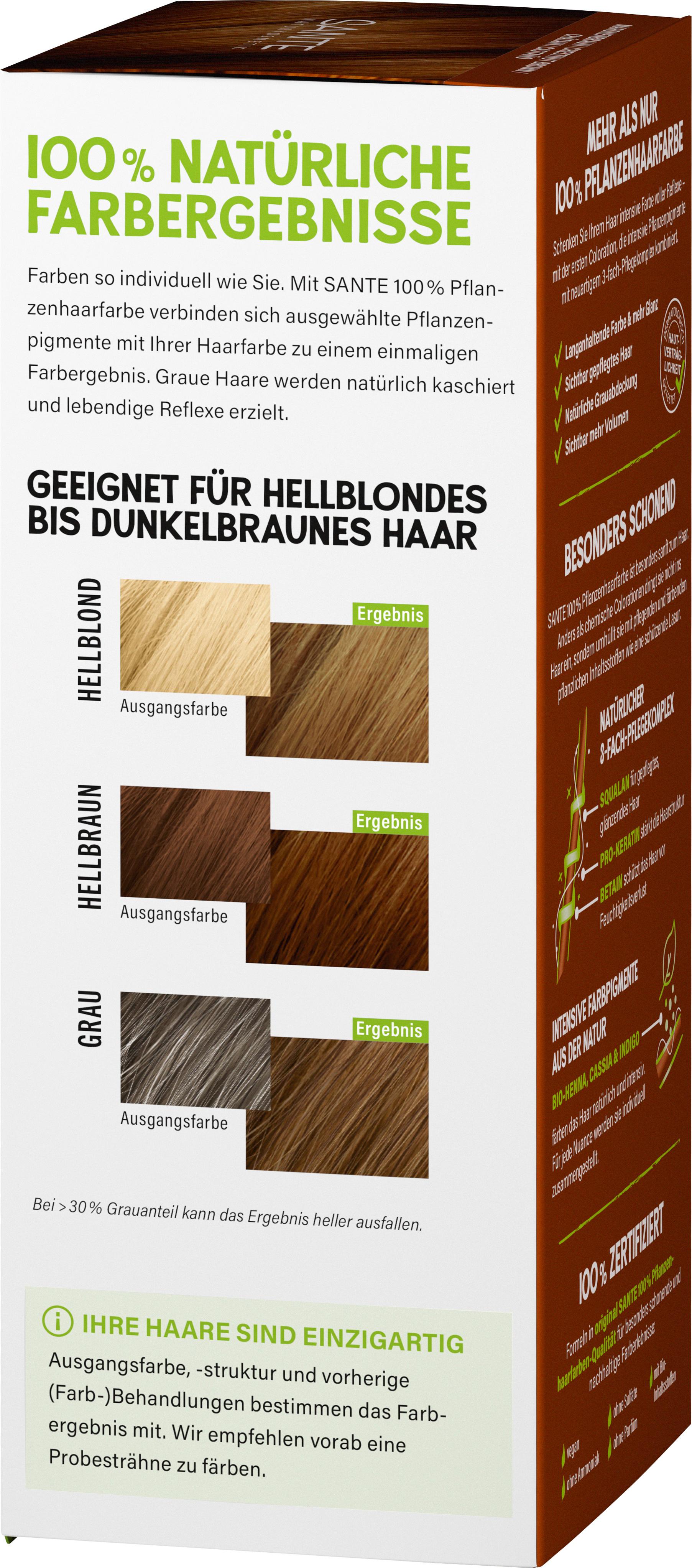 Produktbild SANTE 100% Pflanzen Haarfarbe Maronenbraun 4 von 4
