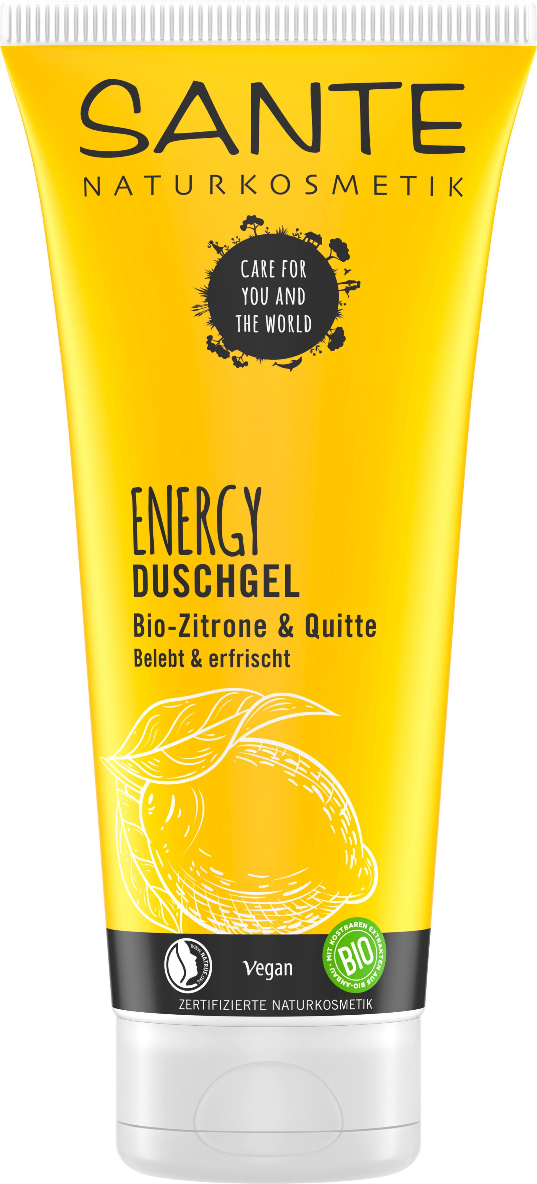 SANTE ENERGY Duschgel Bio-Zitrone&Quitte