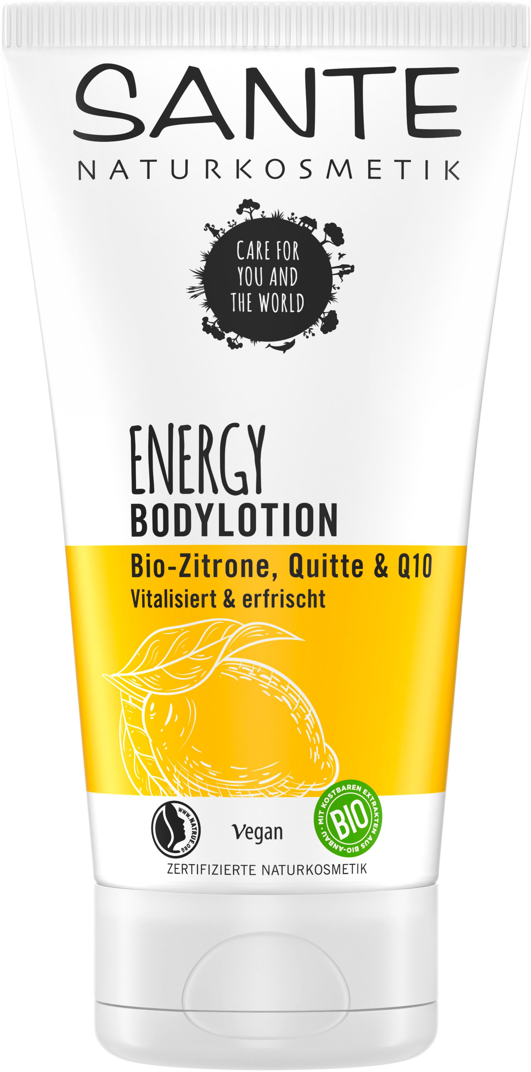 SANTE Energy Bodylotion Bio-Zitrone, Quitte&Q10