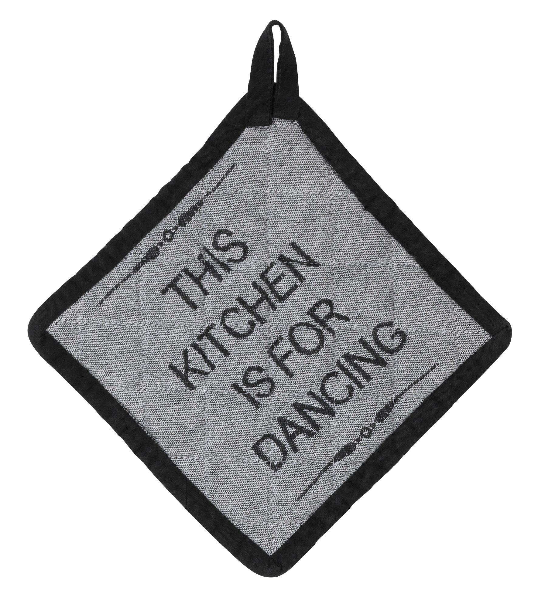 kela Topflappen Gianna This Kitchen is for Dancing 20 x 20 cm