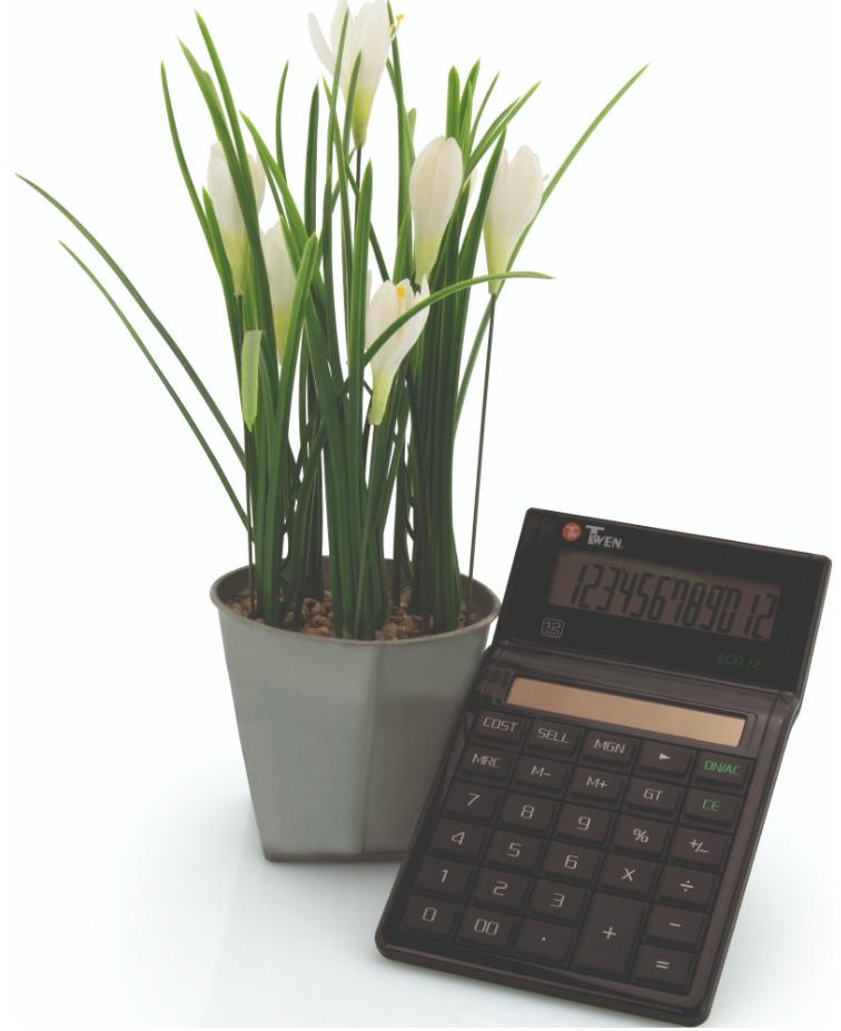 Produktbild TWEN Tischtaschenrechner - ECO 12 (572) 2 von 4