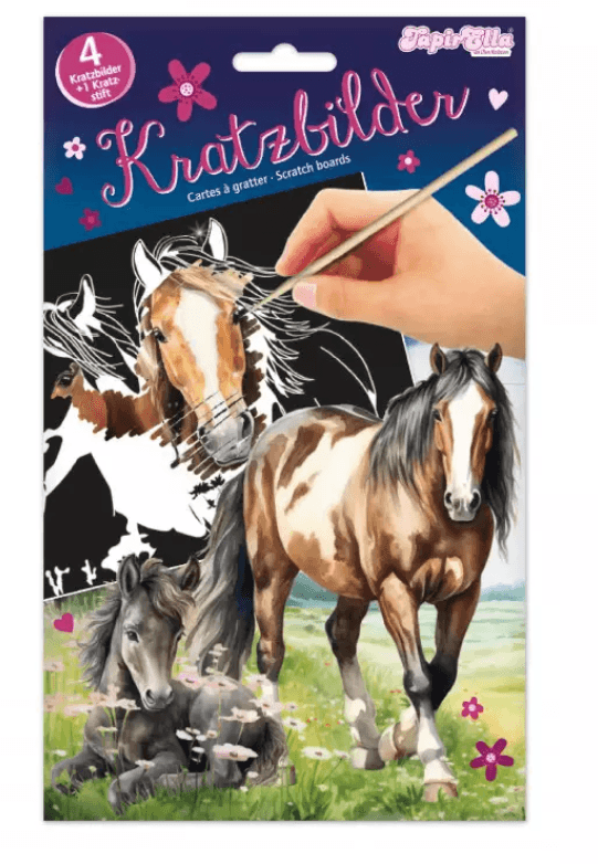 Lutz Mauder TapirElla Kratzbilder, Pferde