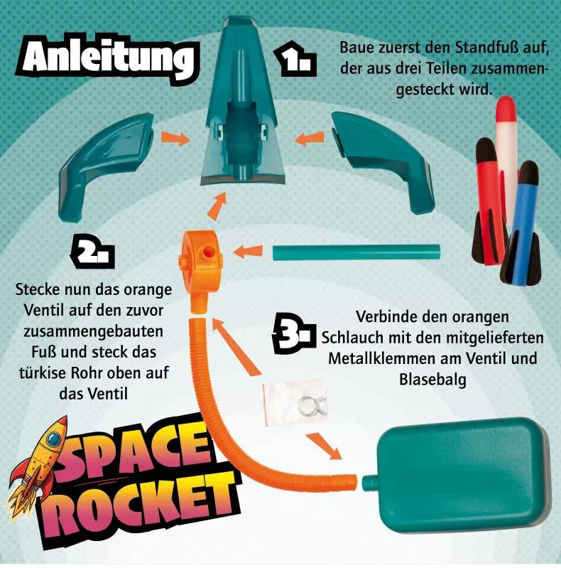 Produktbild Lutz Mauder TapirElla Space Rocket Luftdruckrakete 4 von 5