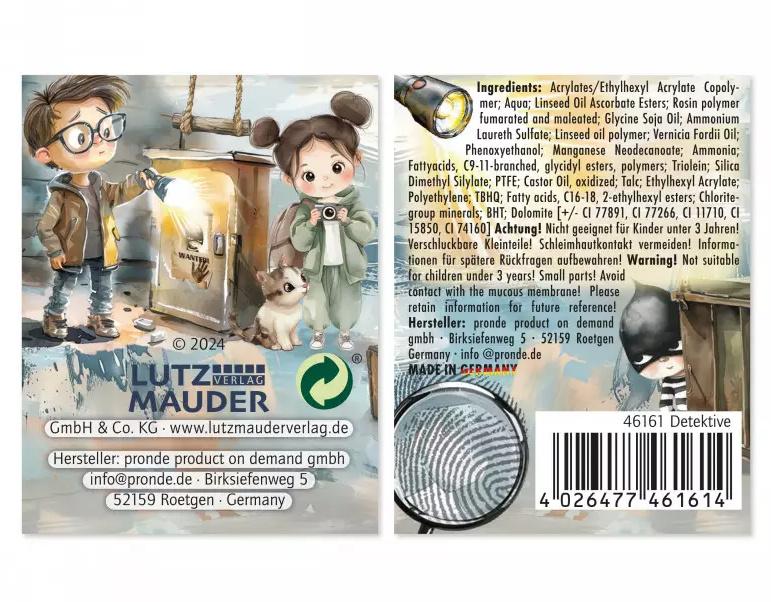 Produktbild Lutz Mauder TapirElla Tattoo-Meter, Detektive 3 von 3