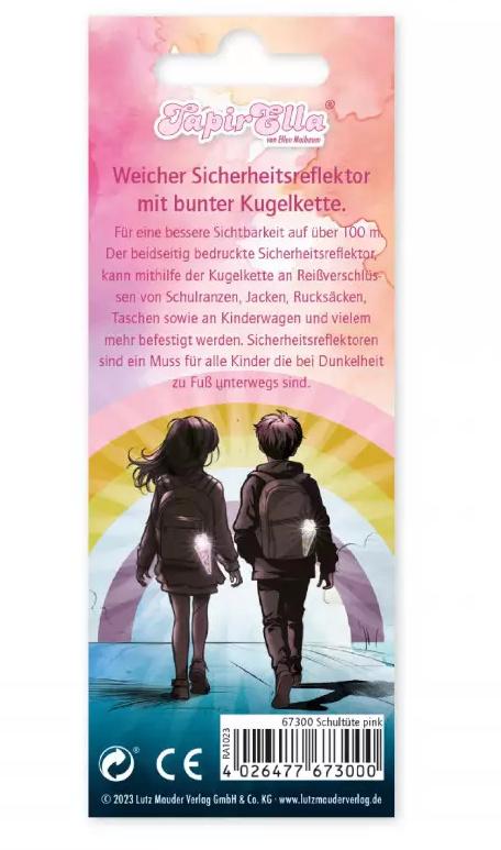 Produktbild Lutz Mauder TapirElla Reflektoranhänger, Schultüte Pink 4 von 5