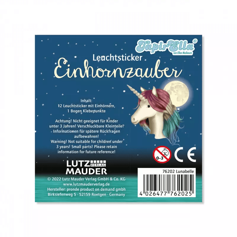 Produktbild Lutz Mauder TapirElla Leuchtsticker, Lunabelle 2 von 4