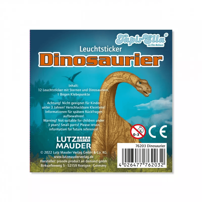 Produktbild Lutz Mauder TapirElla Leuchtsticker, Dinosaurier  2 von 4