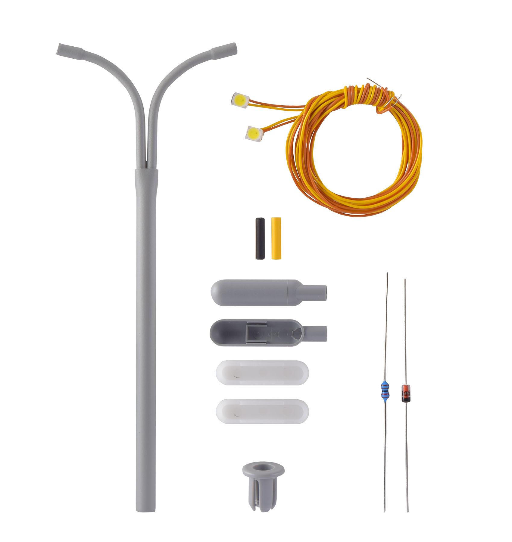 Viessmann 6723 - H0 Bausatz Peitschenleuchte, doppelt