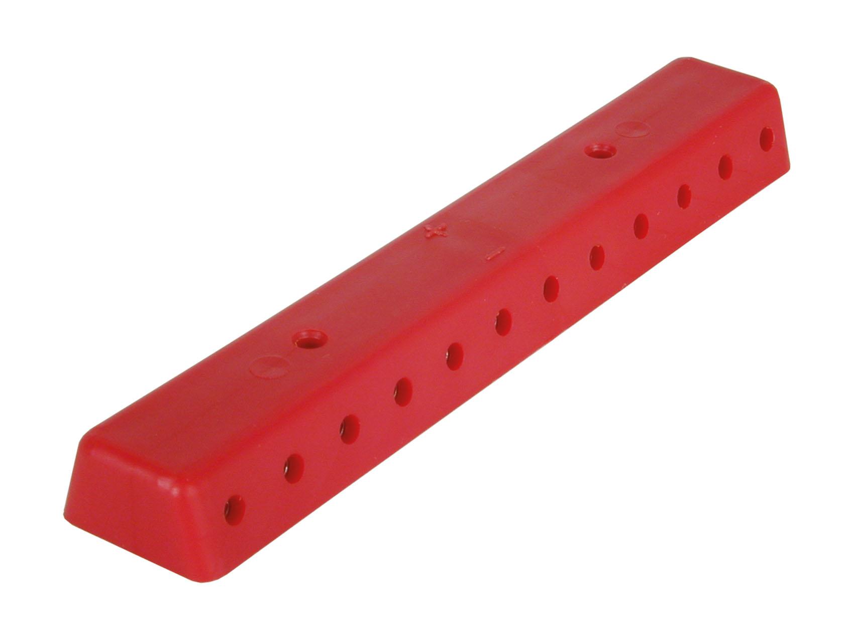 Viessmann 6844 - Verteilerleiste, rot, mit Schrauben, 2 Stück