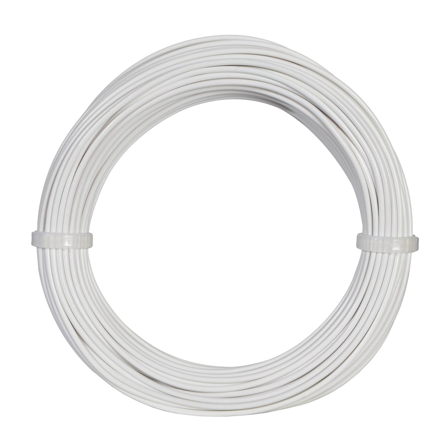 Viessmann 6862 - Kabelring 0,14 mm², weiß, 10 m