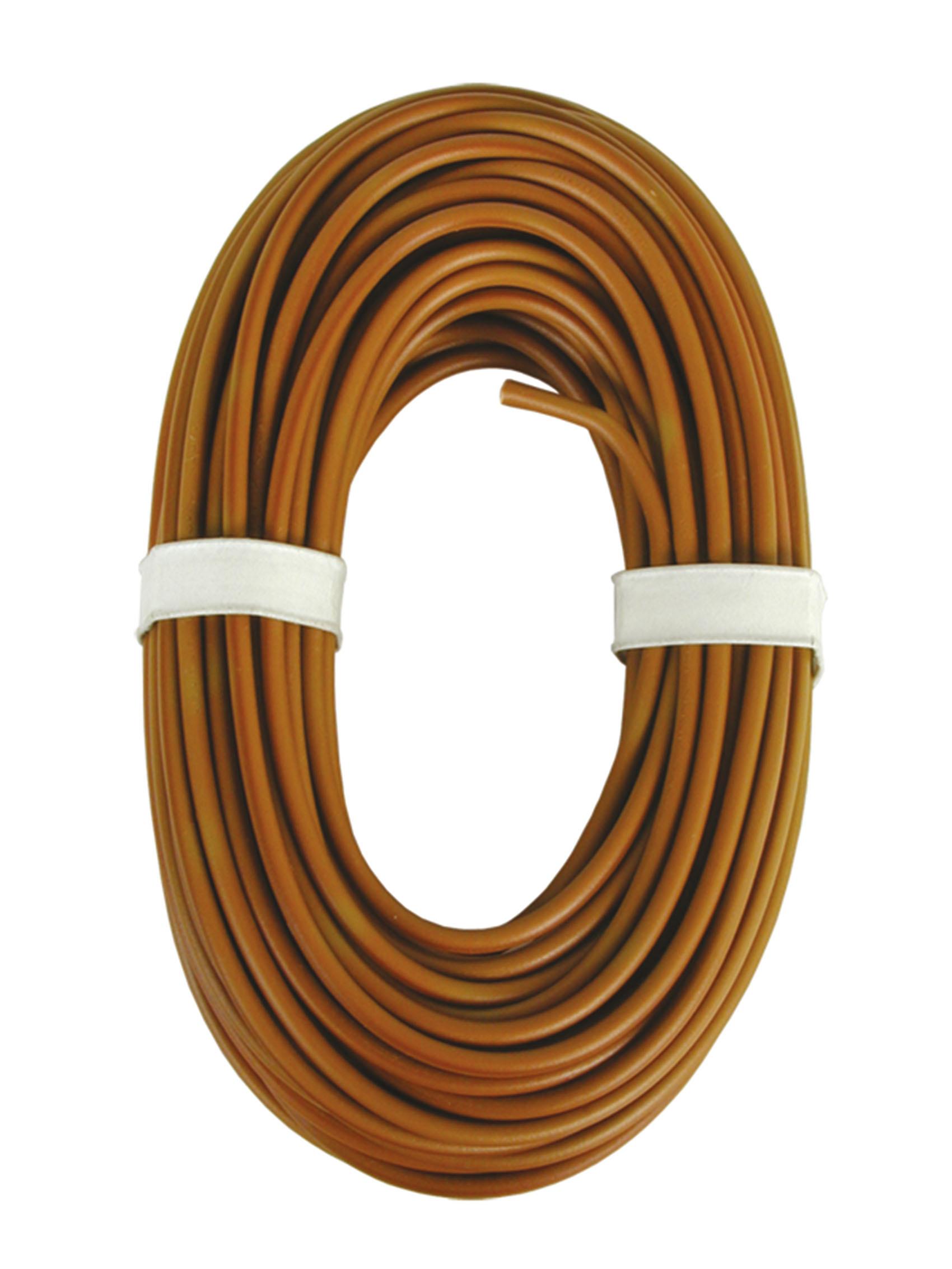 Viessmann 6896 - Hochstromkabel 0,75 mm², braun, 10 m