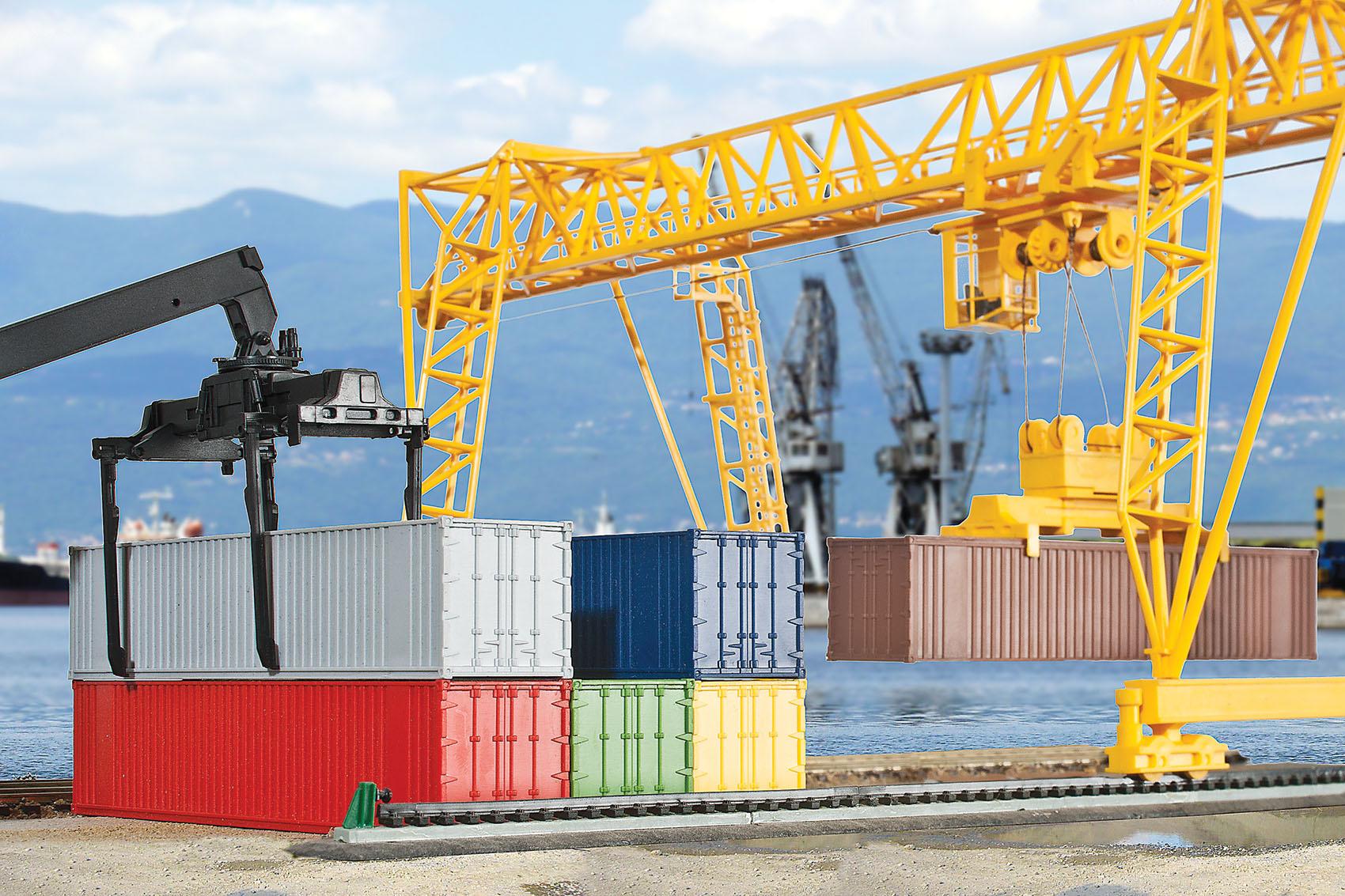 Produktbild kibri - H0 40-Fuß-Container, 6 Stück 2 von 4