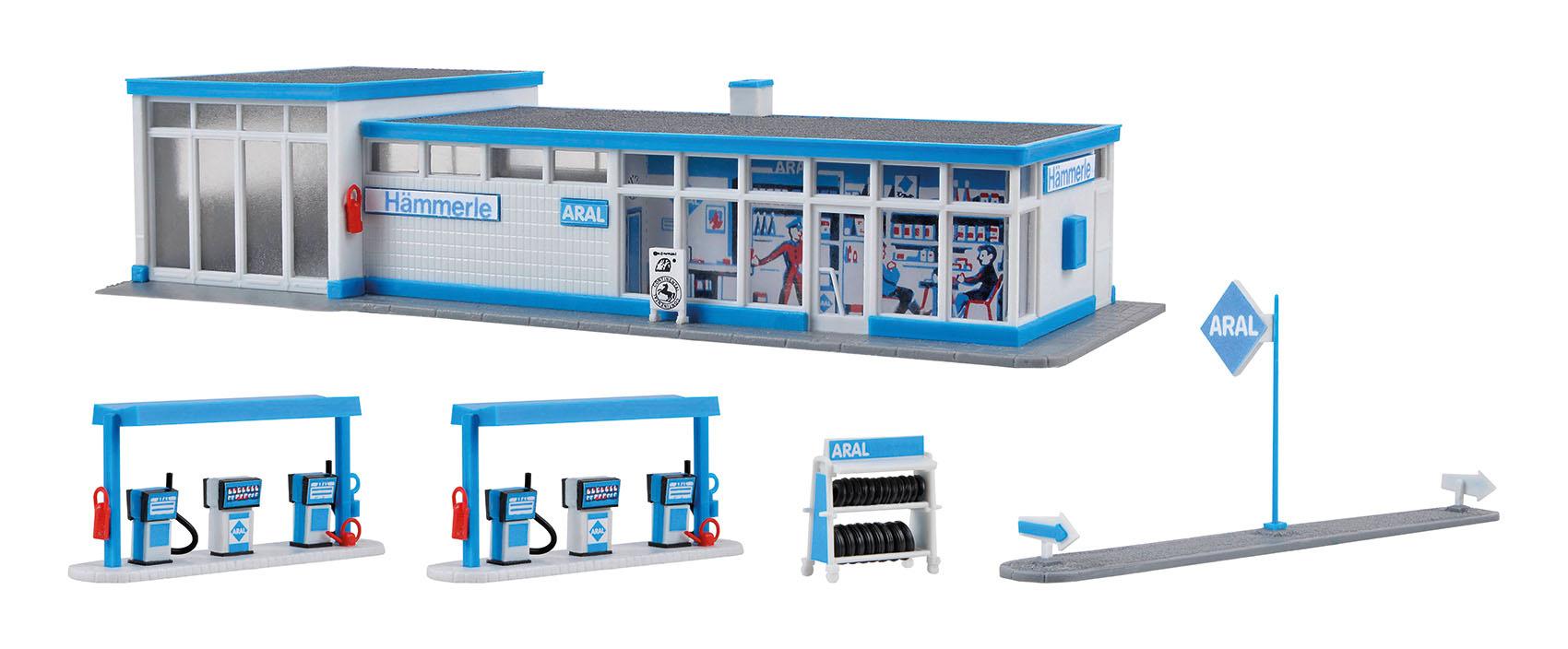 kibri 38541 - H0 Aral Tankstelle