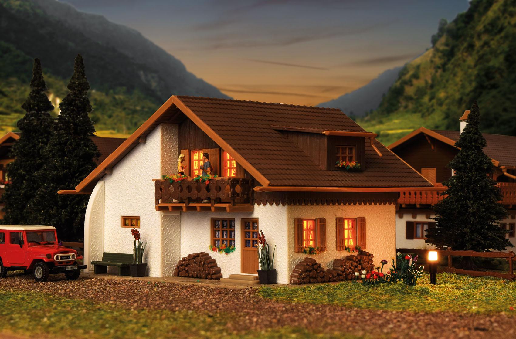 Produktbild Vollmer 49251 H0 - Haus Wiesengrund 4 von 4