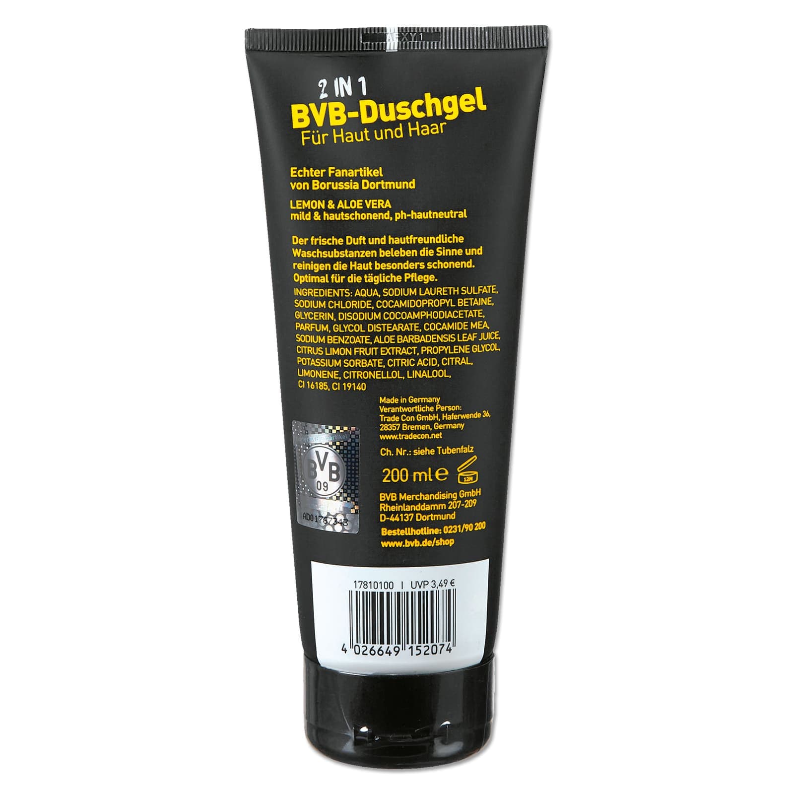 Produktbild BVB-2in1-Duschgel 4 von 6