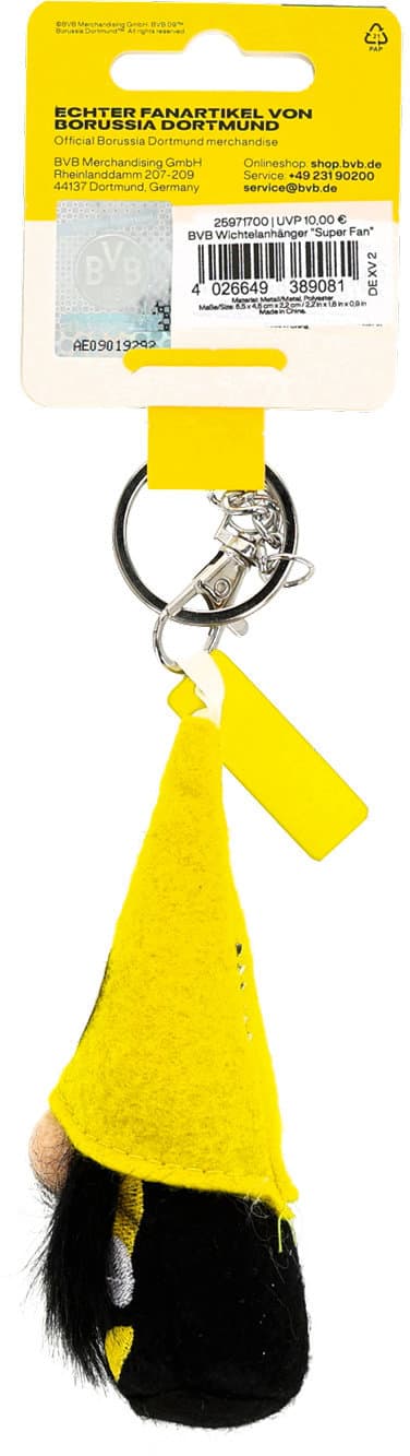 BVB Schlüsselanhänger Wichtel Super Fan