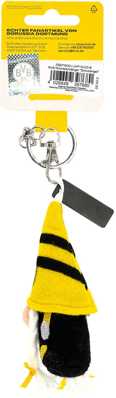 BVB Schlüsselanhänger Wichtel Schutzengel