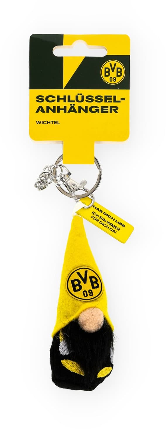 BVB Schlüsselanhänger Wichtel Hab dich lieb