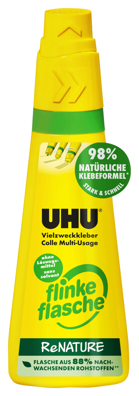 UHU Vielzweckkleber Flinke Flasche Renature