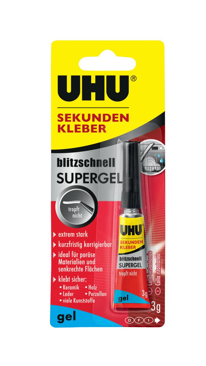 UHU Sekundenkleber blitzschnell SUPERGEL 3g