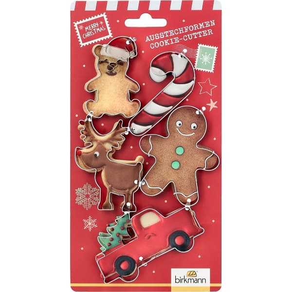 RBV Birkmann Ausstechform Set Dear Santa 5tlg