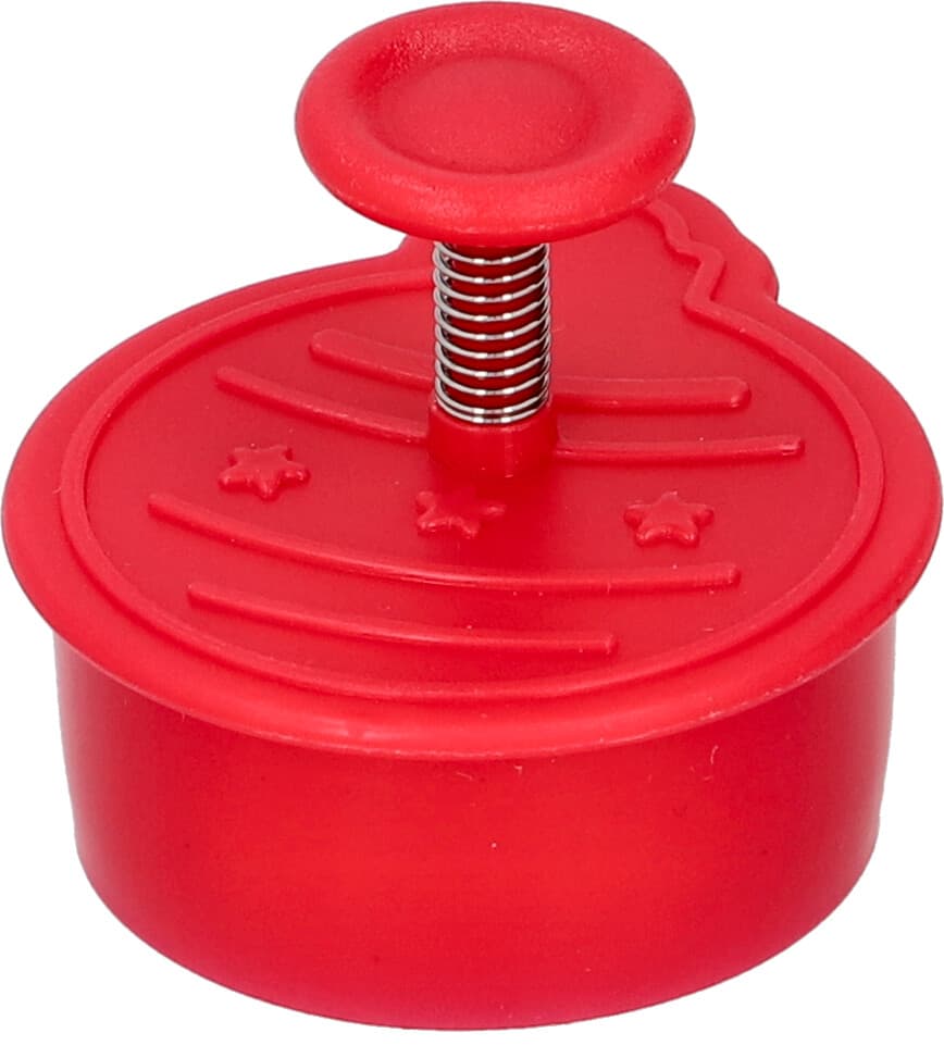 RBV Birkmann Ausstechform mit Auswerfer Dear Santa Christbaumkugel