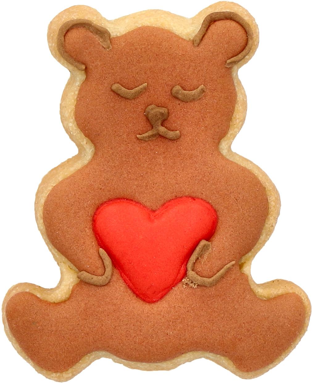 Produktbild RBV BIRKMANN Ausstechform Teddybär mit Herz 6cm 2 von 4