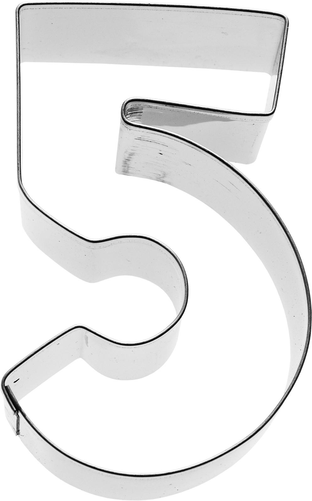 RBV BIRKMANN Ausstechform Zahl 5 6cm