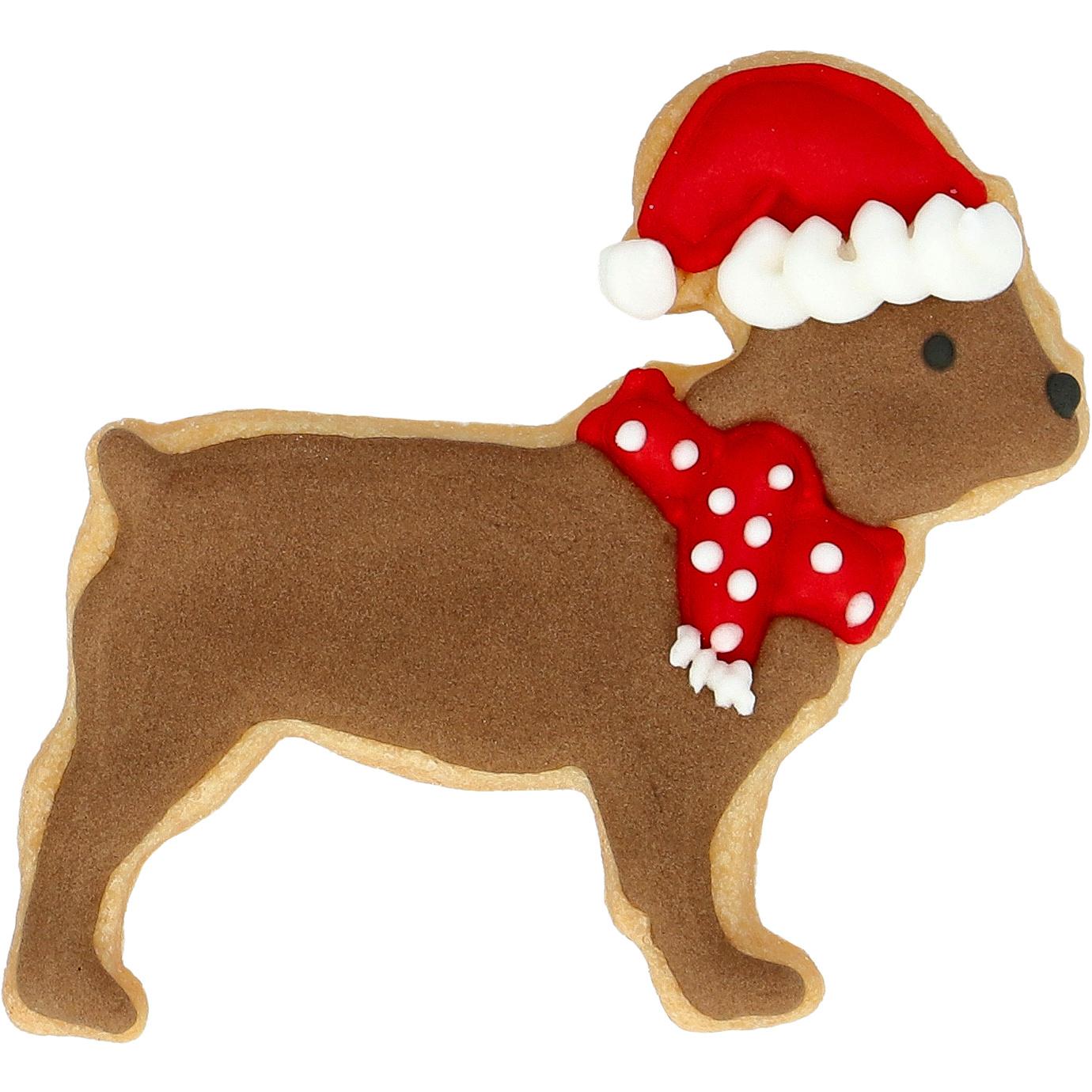 Produktbild RBV BIRKMANN Ausstechform Weihnachtsbulldogge 6cm 3 von 3