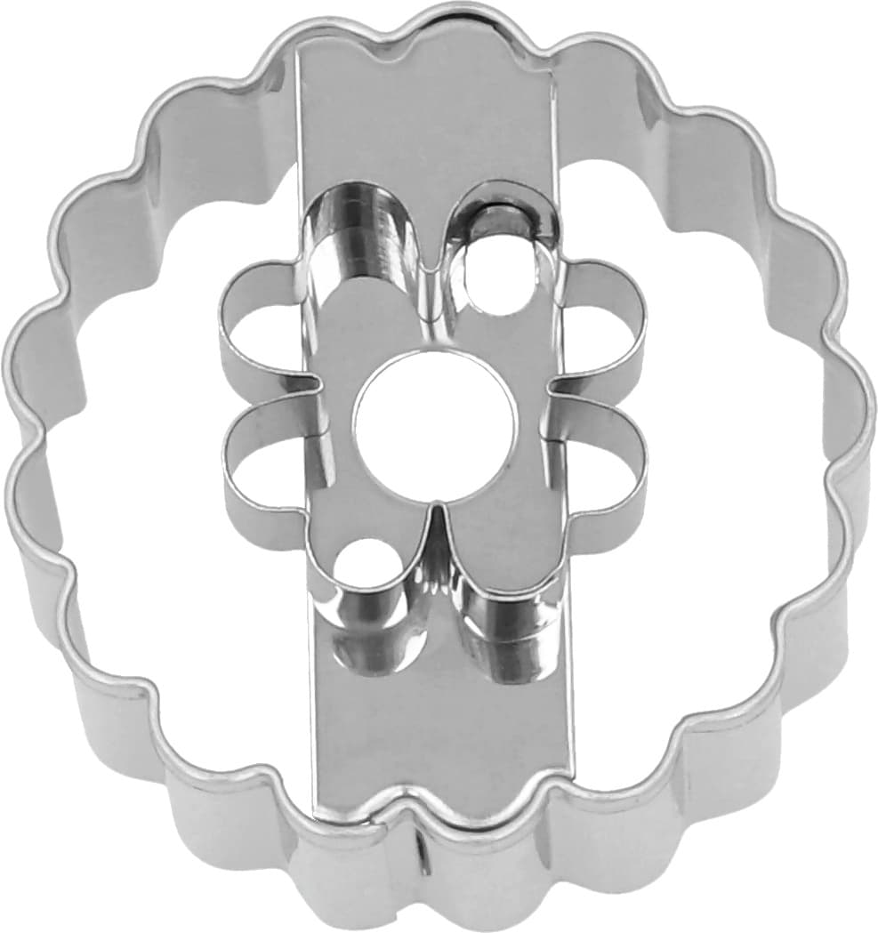 RBV BIRKMANN Ausstechform Linzer Kleeblatt 5cm