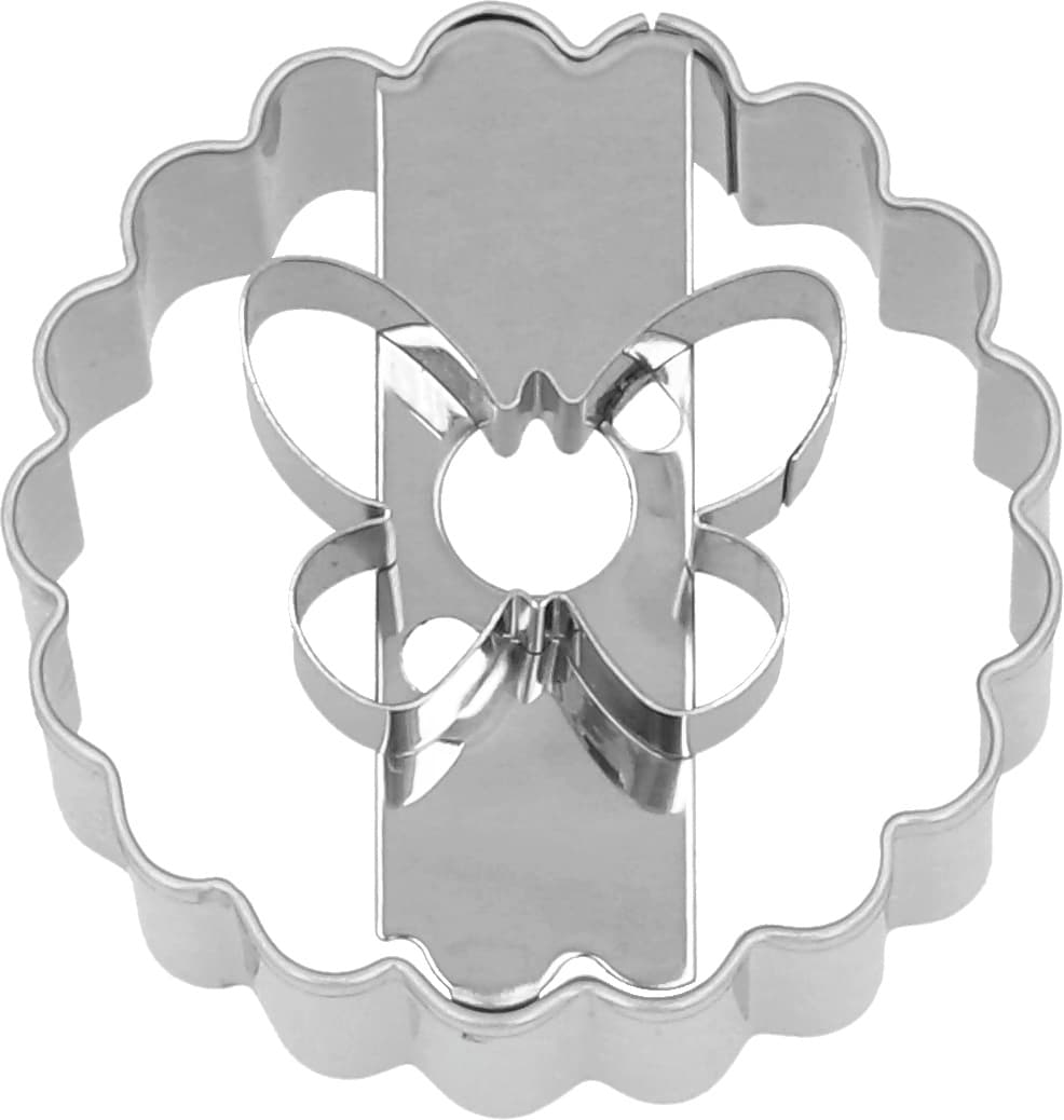 RBV BIRKMANN Ausstechform Linzer Schmetterling 5cm