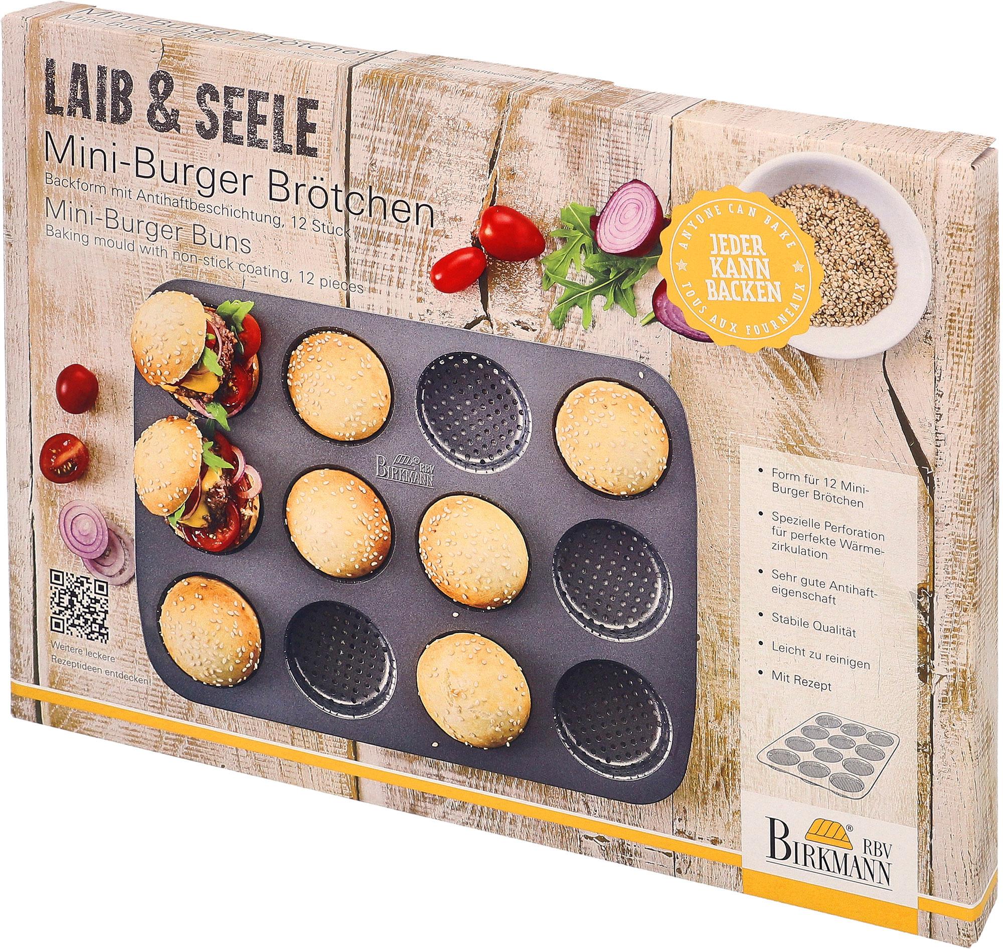 Produktbild RBV BIRKMANN Mini-Burgerblech LAIB&SEELE 12-fach 2 von 3